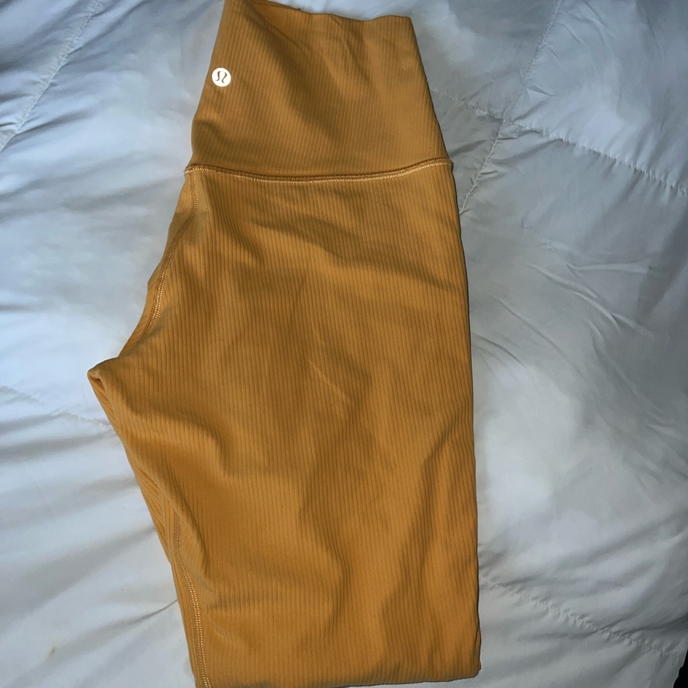 lululemon athletica Mustard Leggings